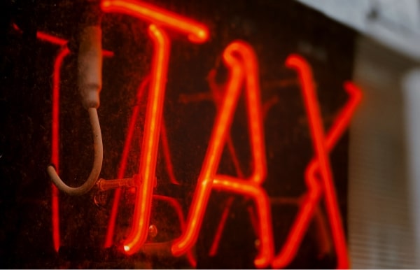 tax sign